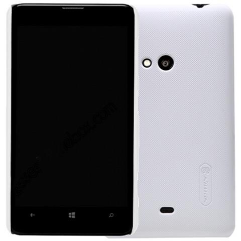 Custodia Frosted Shell Posteriore Rigida Antiscivolo Nokia Lumia 625 White - Foto 3