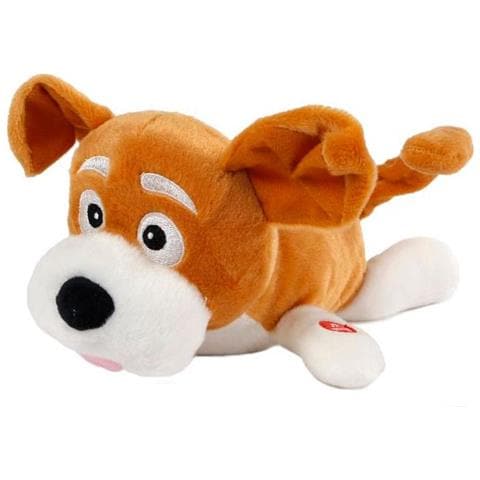 Peluche Cane Junior 28 Cm Peluche Marrone / bianco - Foto 1