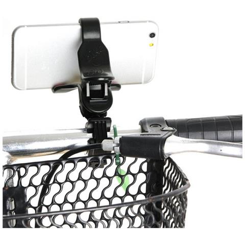 Bike-360 Supporto Per Bici Universale A Clip Black  Per Smartphone Ios Iphone Galaxy Android - Foto 5