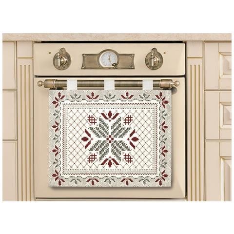 Copriforno Cucina Universale Cinigliato Copertura Decorazione Forno Dis. Tricot - Foto 5