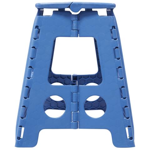 Tb-039-a Sgabello Pieghevole Multiuso, 39 Cm Di Altezza, Blu - Foto 3
