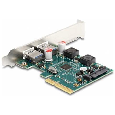 Delock Scheda Pci Express X4 Su 2 Prese Usb Esterne Di Tipo A Da 10 Gbps - Foto 1