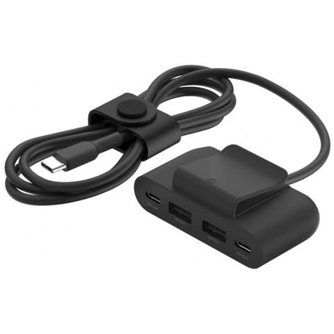 Docking Station BUZ001BT2MBKB7 USB Type-C 4 Porte Colore Nero - Foto 3