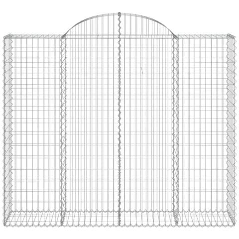 Cesto Gabbione Ad Arco 200x50x160/180 Cm Ferro Zincato - Foto 2