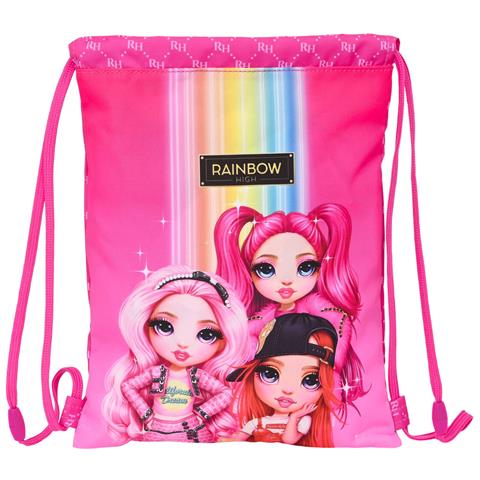 Zaino A Sacca Per Bambini Fucsia (26 X 34 X 1 Cm) - Foto 1