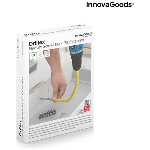 Estensore Magnetico Flessibile Per Cacciavite Con Accessori Drillex Innovagoods - Foto 2