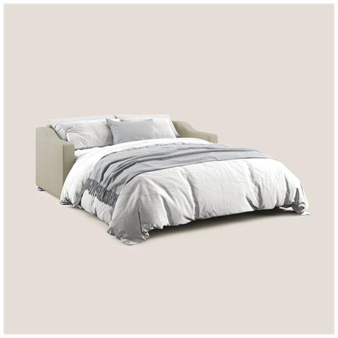 Amber Divano letto matrimoniale in tessuto smacchiabile T05 191 cm (mat. 140x197) panna - Foto 2