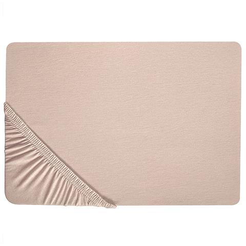 Coprimaterasso Elasticizzato Hofuf Cotone Beige - Foto 2