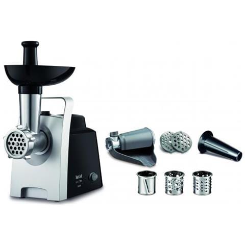 Hv1 Ne1098 Tritacarne 1400 W Nero, Argento - Foto 1