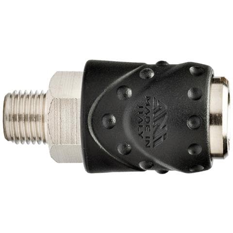 Rubinetto Rapido Universale A Sfere Filettato Maschio 1/4 - Foto 1