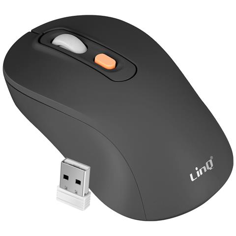 Mouse Senza Fili Bluetooth O Wi-fi 2,4 Ghz Precisione E Comfort, Nero - Foto 1