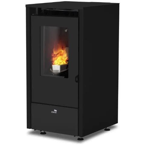 MENSA stufa Libera installazione Pellet Nero - Foto 1