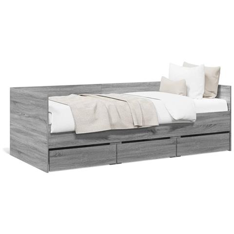 Divano Letto Con Cassetti Senza Materasso 100x200 Cm - Foto 2