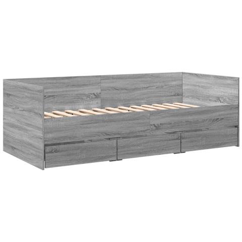 Divano Letto Con Cassetti Senza Materasso 100x200 Cm - Foto 3