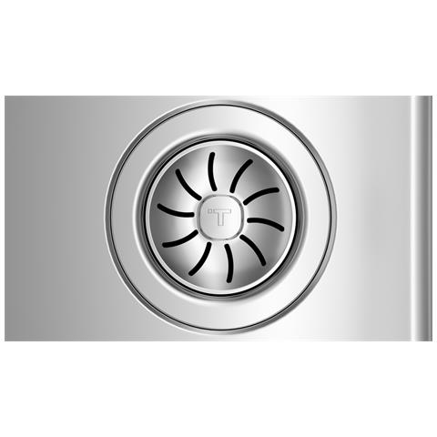 Brooklyn 80 M-XP 2B 1D Lavello montato su piano Rettangolare Acciaio inox - Foto 9