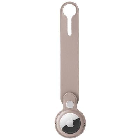 Custodia In Pelle Airtag Con Portachiavi: Protezione Sicura Ed Elegante Grey - Foto 1