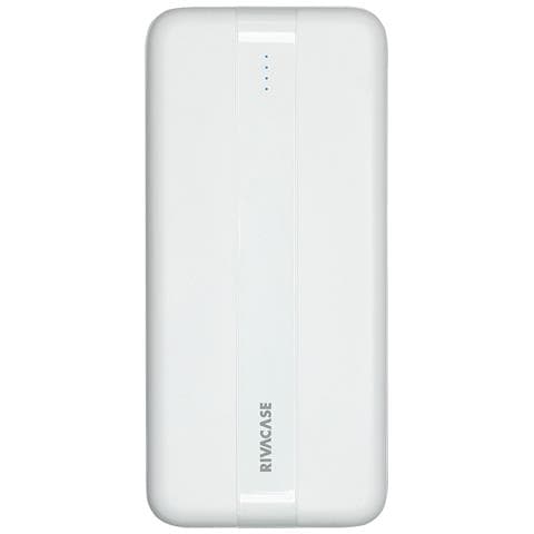 Powerbank 10000mah 2 Usb-a /usb-c Fastcharge 10w Con 4 Indicatori Led, Bianco - Foto 1