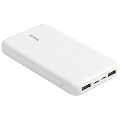 Powerbank 10000mah 2 Usb-a /usb-c Fastcharge 10w Con 4 Indicatori Led, Bianco - Foto 2