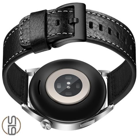 Cinturino Per Orologio In Vera Pelle Per Samsung Galaxy Watch 4 Black 24 Mm - Foto 3