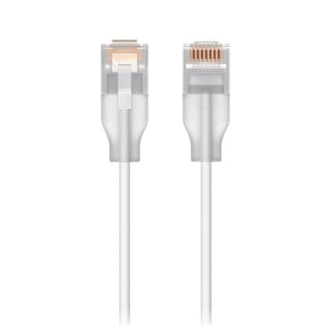 UACC-Cable-Patch-EL-2M-W cavo di rete Translucent, Bianco Cat6 - Foto 1