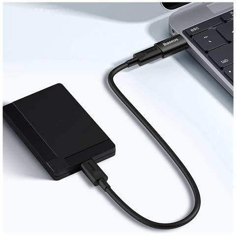 Adattatore Da Usb-c A Usb 3.1 Modello Ingenuity 10 Gb/s Carica E Sincronizzazione, Nero - Foto 5