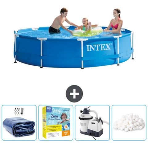Piscina Fuori Terra - In Giro - 305x305x76 Cm - Blu - Include Accessori Coordinati Cb70 - Foto 1