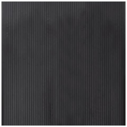 Tappeto Rettangolare Grigio 100x100 Cm In Bambù - Foto 1