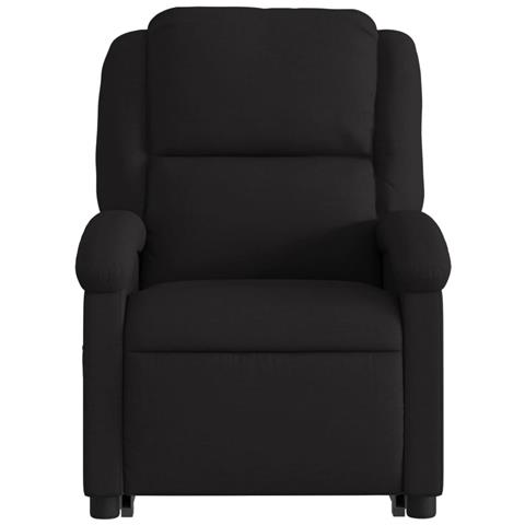 Poltrona Alzapersona Reclinabile Elettrica Nera in Tessuto - Foto 9