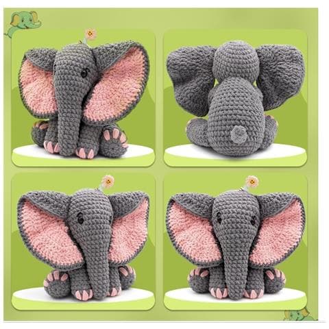 Kit Fai Da Te Uncinetto Elefante - Foto 6