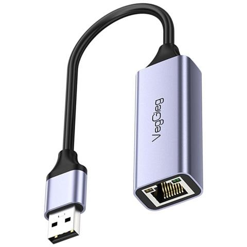 Adattatore Usb A Gigabit Ethernet - Lega Di Alluminio, Connettore Di Rete Cablata Ad Alta Velocità 2.5g - Foto 2