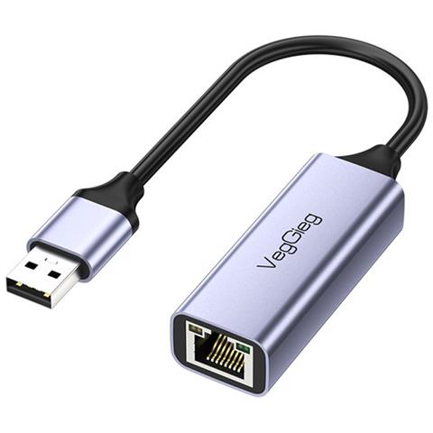 Adattatore Usb A Gigabit Ethernet - Lega Di Alluminio, Connettore Di Rete Cablata Ad Alta Velocità 2.5g - Foto 1