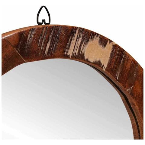 Tavolo da Trucco con specchio Marrone Legno di recupero solido - Foto 9