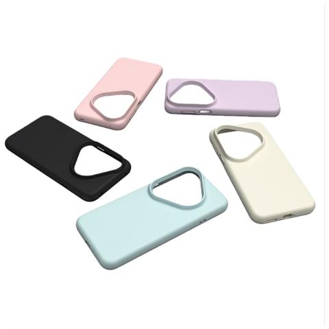 Custodia In Silicone Liquido Azzurro Business Compatibile Con Huawei Pura 80 Ultra - Foto 2