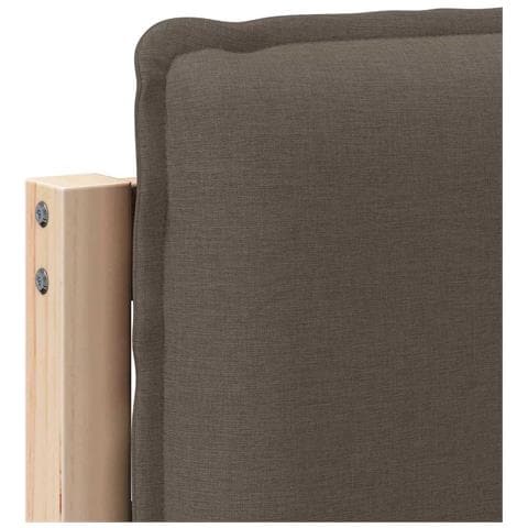 Testiera imbottita con testiera Grigio Naturale e Chiaro 160 cm - Foto 9