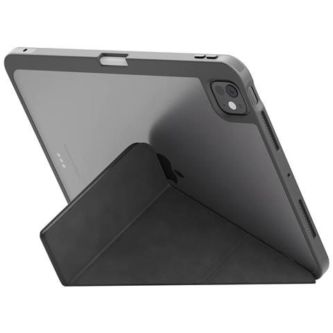 Custodia Pieghevole A 4 Posizioni Per Ipad Pro 13 Pollici Modello Active Folio Con Design Origami, Nero - Foto 5