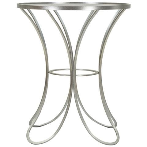 Tavolino Vkh564-argento-metallo-56x56x68 Cm - Foto 2