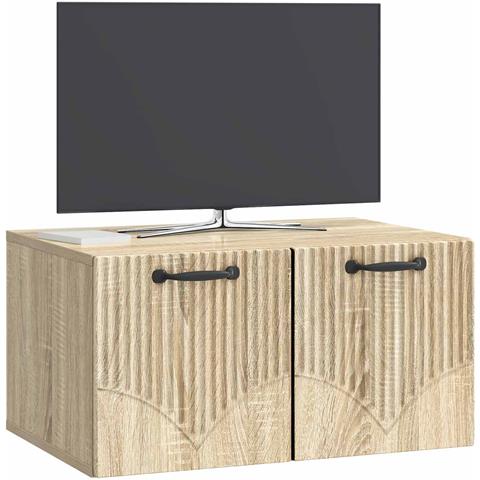 Mobile Porta TV da Muro Rovere Sonoma 59,5 x 41 x 30 cm - Foto 2
