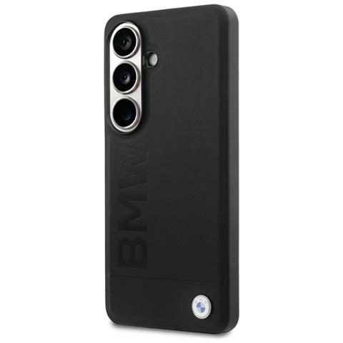 Custodia Samsung Galaxy S26 In Pelle Naturale Bmw Leather Hot Stamp, Nera - Foto 2