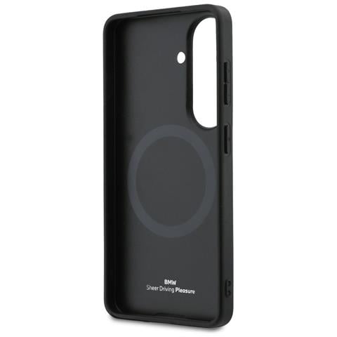 Custodia Samsung Galaxy S26 In Pelle Naturale Bmw Leather Hot Stamp, Nera - Foto 7
