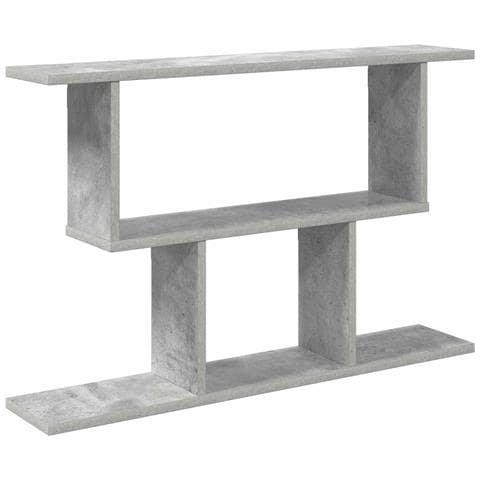 Scaffale da parete Grigio Cemento 80 x 15 x 50,5 cm - Foto 1