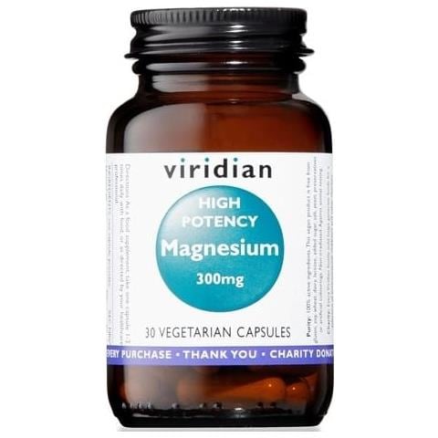 Viridian Magnesium 300MG High Potency 30 Capsule Viridian Magnesio Superiore Alta Concentrazione - Foto 1