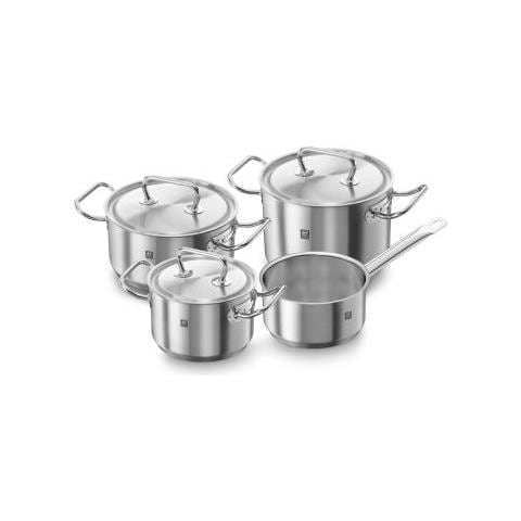 Set di pentole TWIN Classic in acciaio Inox 4 pezzi - Foto 2