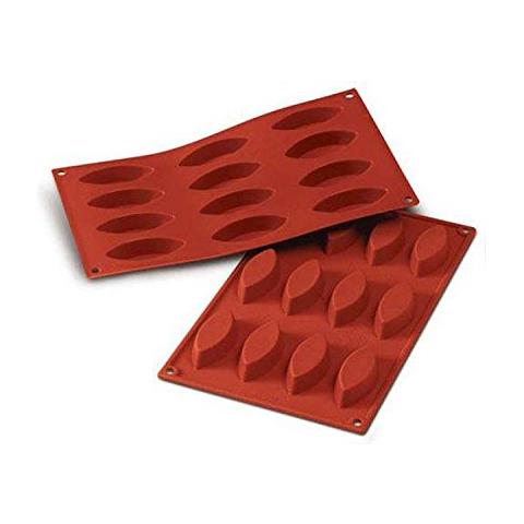 Stampo Barchette 12 Cavita 7x3cm Classic Terracotta Silicone - Foto 3