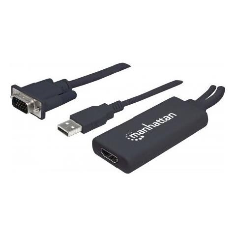 IDATA HDMI-VGA3M - Convertitore da VGA e USB a HDMI - Foto 5