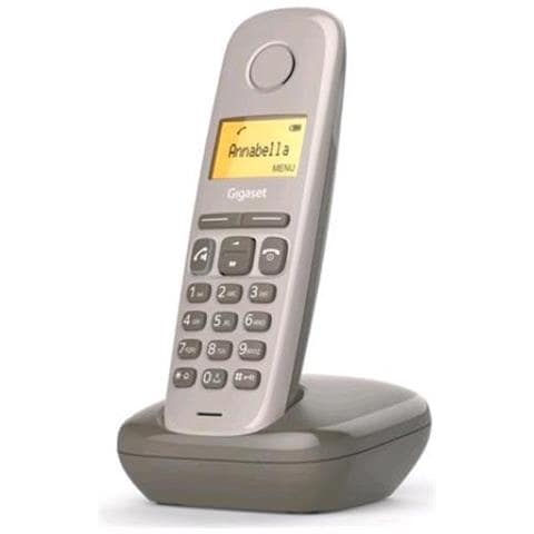 Telefono Cordless A270 DECT con Vivavoce 80 Numeri Colore Grigio - Italia - Foto 2