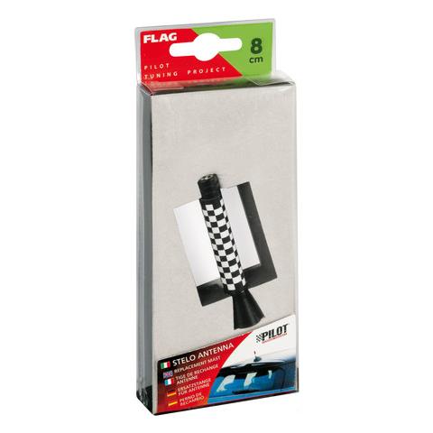 Stelo Antenna Flag 8cm Chequer - Foto 2
