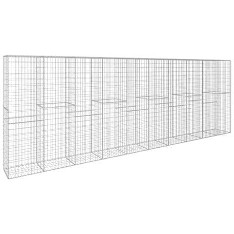 Gabbione Con Copertura In Acciaio Zincato 600x50x200 Cm - Foto 1