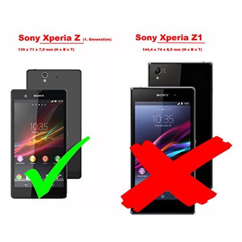 Pellicola Di Armatura Compatibile Con Sony Xperia Z (1.gen. L36h) In Elevata Trasparenza - Vetro Temperato (tempered) Di Protezione Del Display In Durezza 9h Con 3d Touch - Foto 2