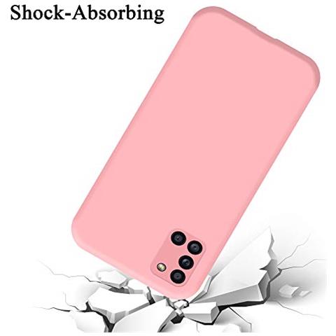 Custodia Compatibile Con Samsung Galaxy A31 In Liquid Rosa - Coperchio Protettivo In Silicone Tpu Flessibile - Foto 2