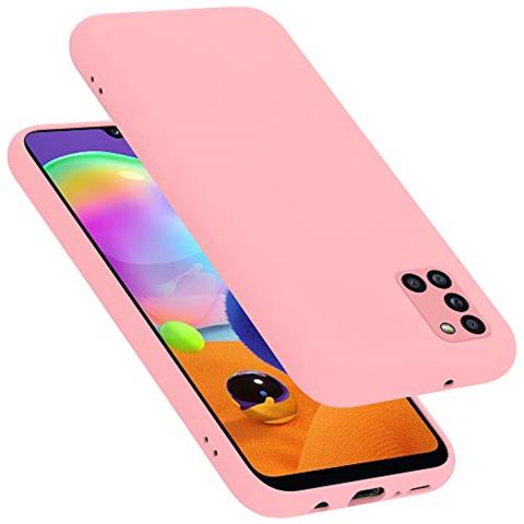 Custodia Compatibile Con Samsung Galaxy A31 In Liquid Rosa - Coperchio Protettivo In Silicone Tpu Flessibile - Foto 1